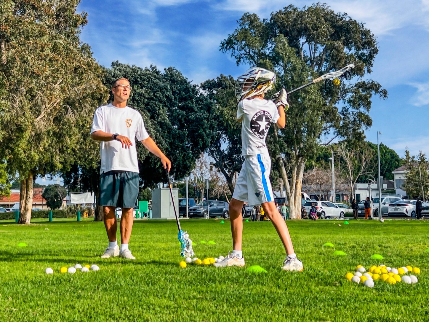 Sessions Lacrosse coaching session